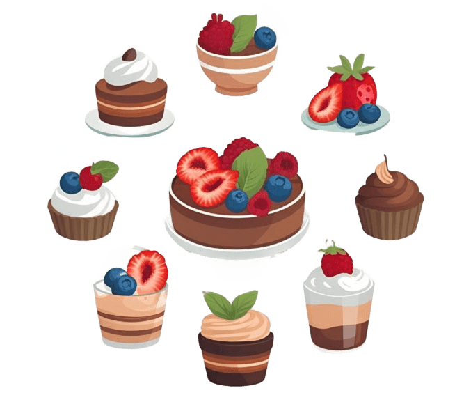 Imagen rueda de postres